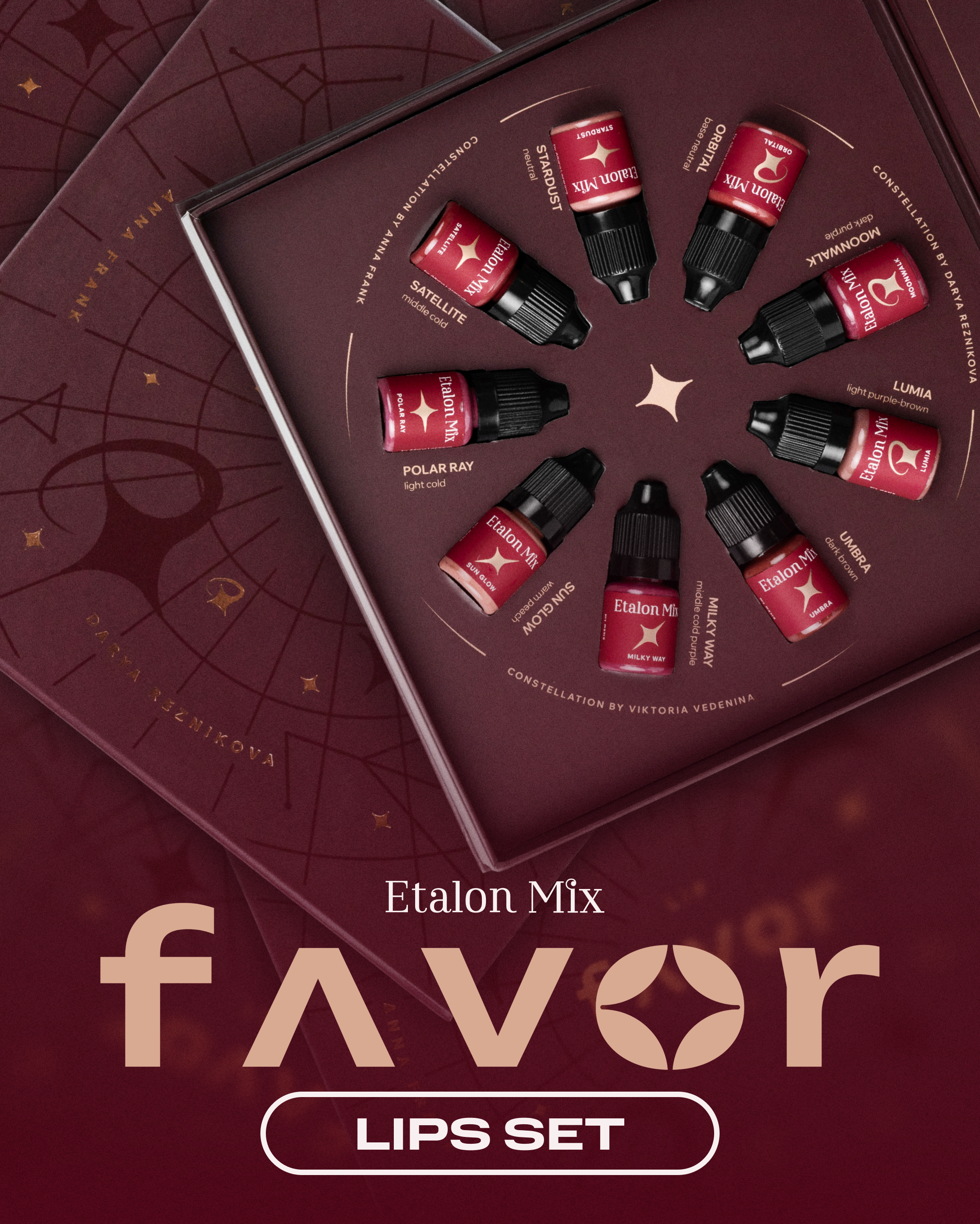 FAVOR Lips Set 9 x 5ML
